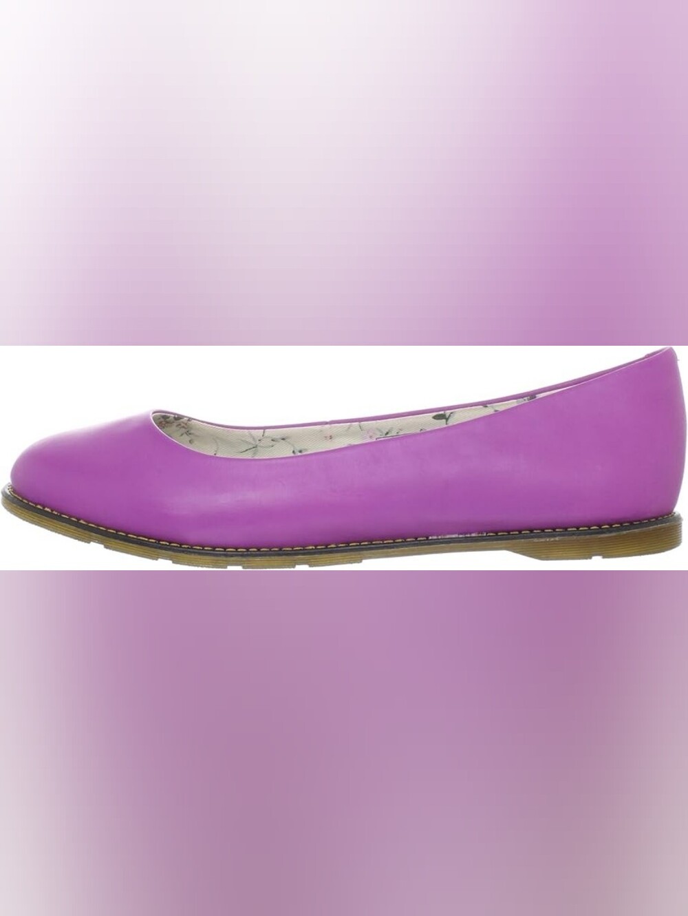 Dr Martens Marie Pink Leather Ballet Flats